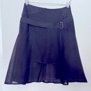 Morgane Le Fay Black Layered Skirt S
